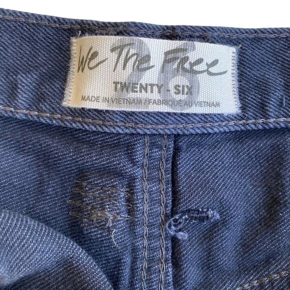 Free People Makai Black Denim Cutoff Shorts - Picture 2 of 5